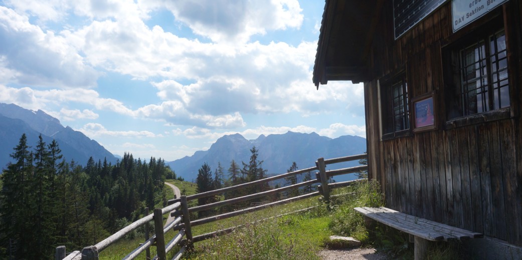 Die Betzoldhütte auf dem "Toten Mann"