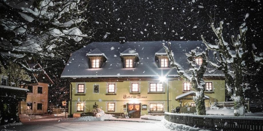 Gasthof zum Donner im Winter