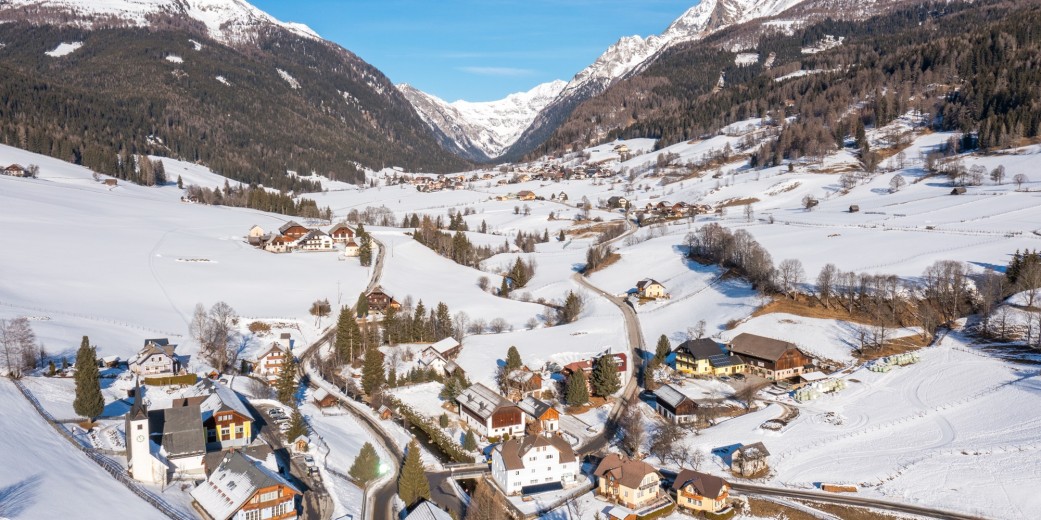 Das Bergsteigerdorf Göriach im Winter