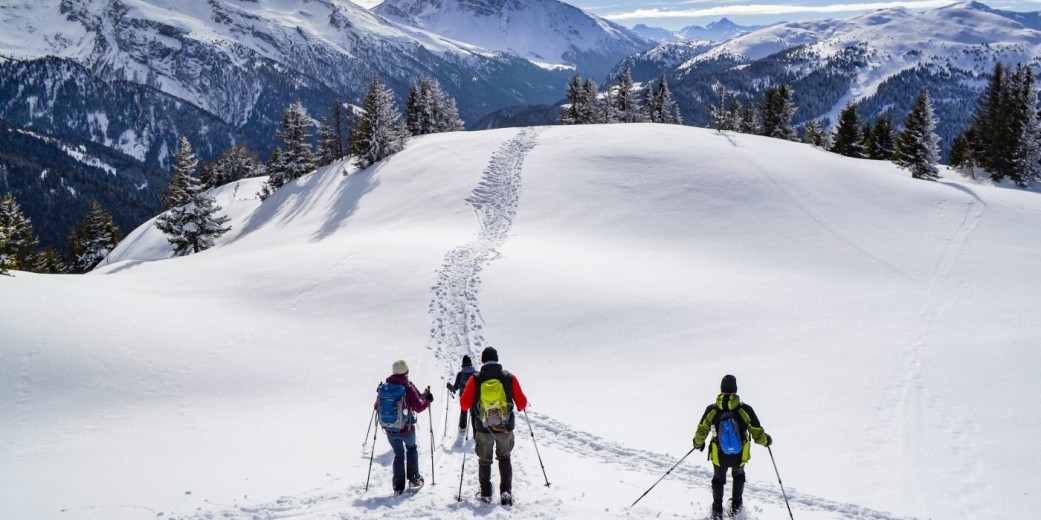 Schneeschuhwanderung in Padaun | Vals