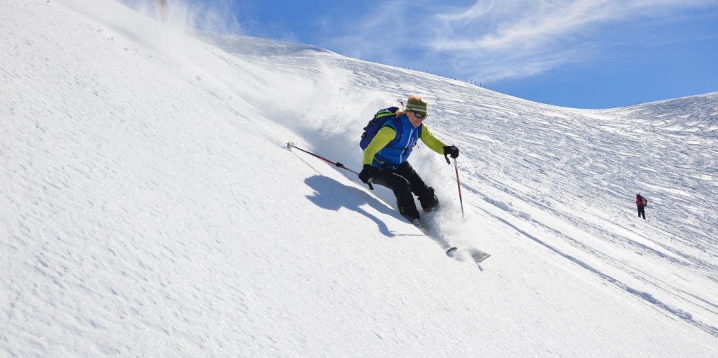 Abfahrt von der Vennspitze in Schmirn