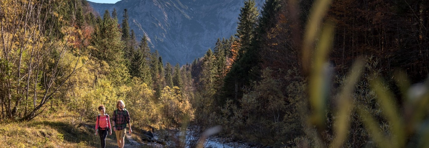 Auch im Spätsommer ist das Bergsteigerdorf ein herrliches Wandergebiet