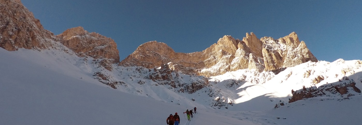 Skitour Richtung Roascharte