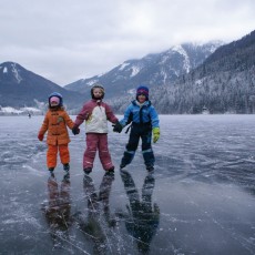 Eislaufen am Lunzer See